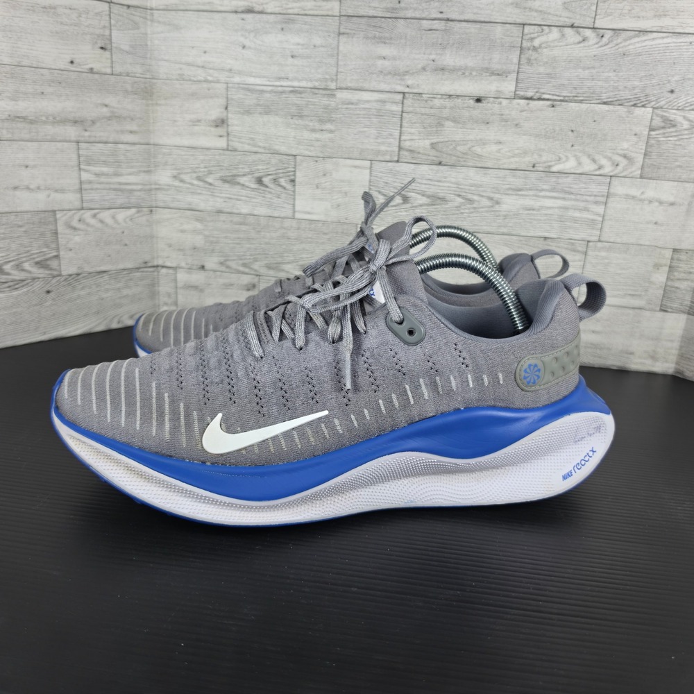 Nike ReactX Infinity Run 4 Mens Running Shoes Grey Blue FJ1221-011 Size 11
